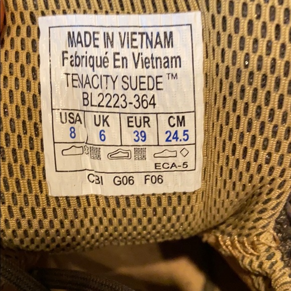 Women’s Columbia Olive Green Suede Hiking Shoes 8M - Picture 11 of 12